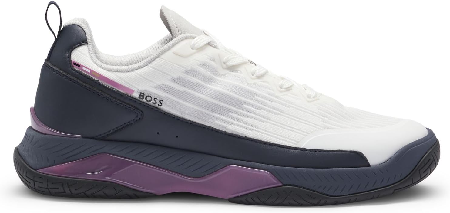 BOSS Мужские кроссовки Courtstride для тенниса, Open White
BOSS Мужские кроссовки Courtstride для тенниса, Open White