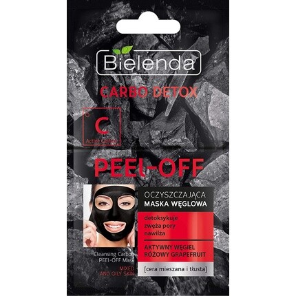 Маска для лица Carbo Detox Peel Off с активным углем для комбинированной и жирной кожи, Bielenda
Маска для лица Carbo Detox Peel Off с активным углем для комбинированной и жирной кожи, Bielenda