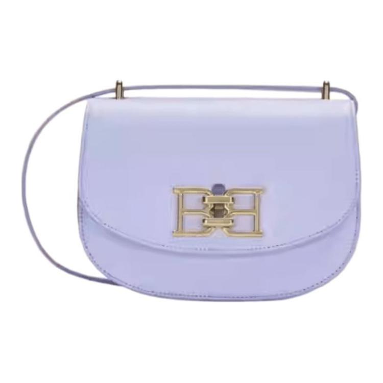 Кожаная мини-сумка через плечо светло-фиолетовая BALLY 
Кожаная мини-сумка через плечо светло-фиолетовая BALLY
