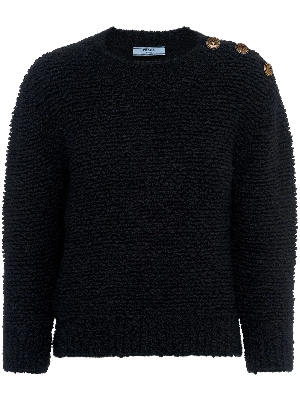 Джемпер с логотипом Prada, черный
Джемпер с логотипом Prada, черный