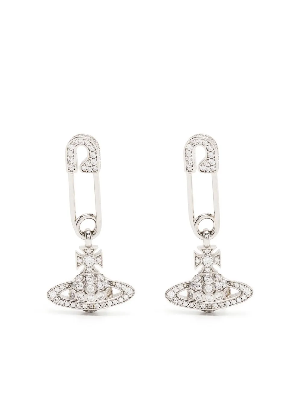 Серьги в форме булавки Vivienne Westwood, серебряный
Серьги в форме булавки Vivienne Westwood, серебряный