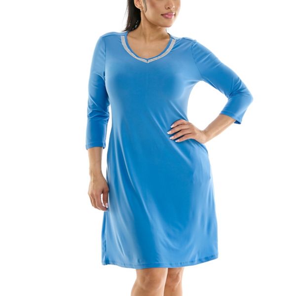 Женское платье с отделкой из ожерелья и карманами Nina Leonard, цвет waterfall
Женское платье с отделкой из ожерелья и карманами Nina Leonard, цвет waterfall