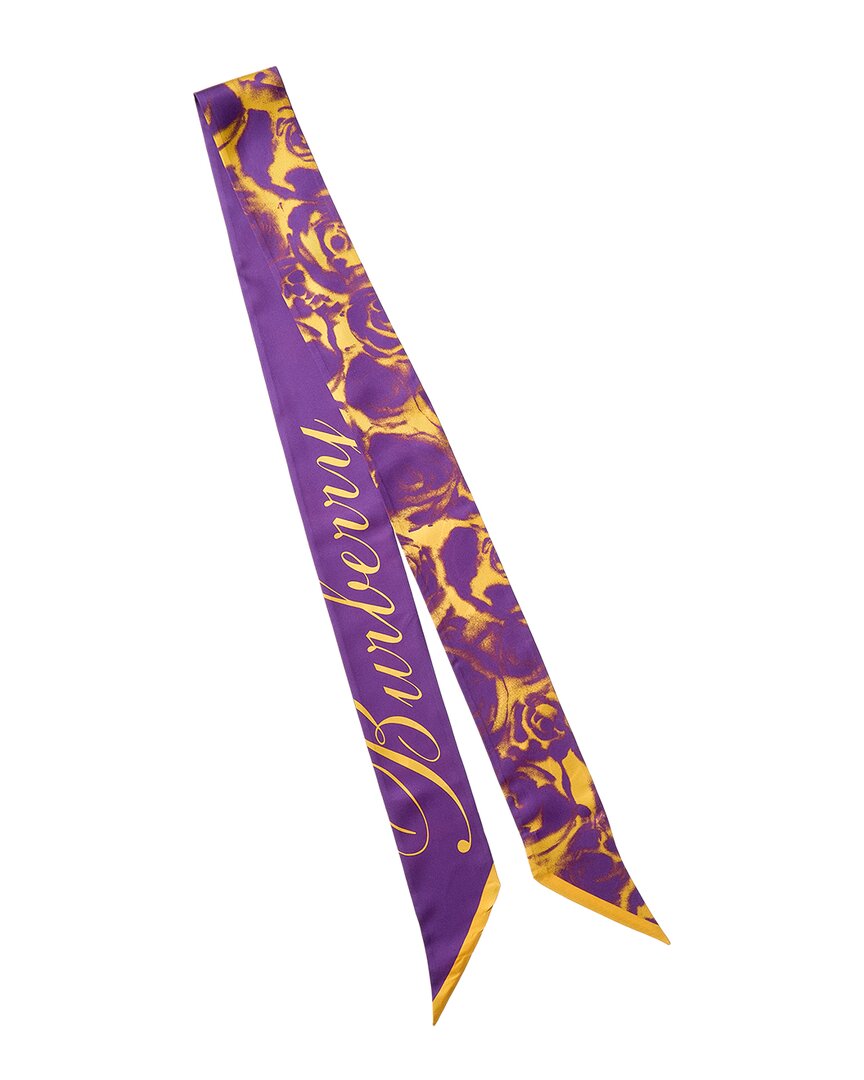 Шелковый шарф с принтом Burberry Burberry, синий
Шелковый шарф с принтом Burberry Burberry, синий