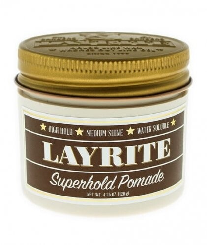 Layrite Superhold Pomade, Помада для волос, 120г120г
Layrite Superhold Pomade, Помада для волос, 120г120г