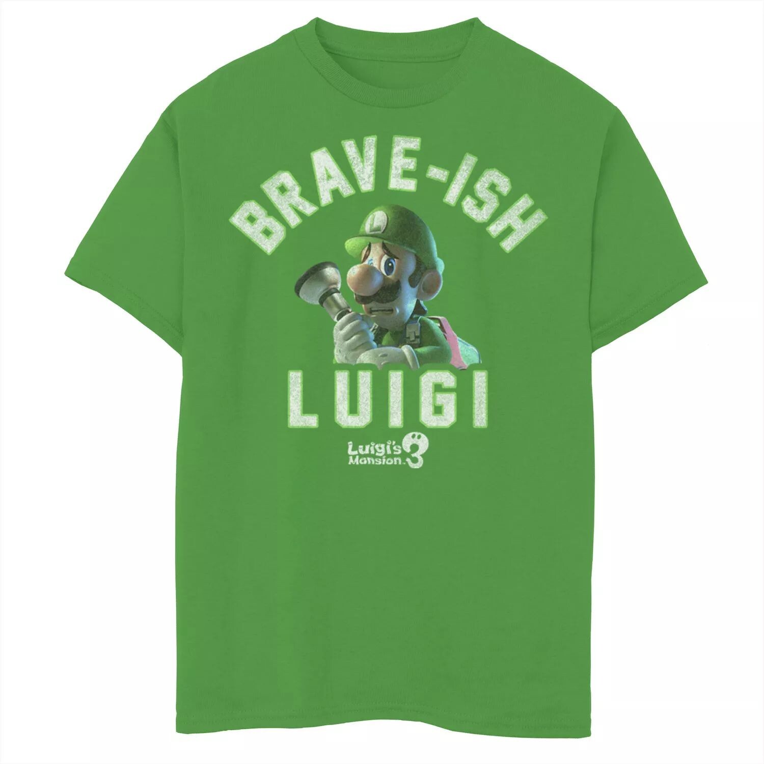 Футболка Luigi's Mansion 3 с изображением портрета Луиджи для мальчиков 8–20 лет Licensed Character
Футболка Luigi's Mansion 3 с изображением портрета Луиджи для мальчиков 8–20 лет Licensed Character