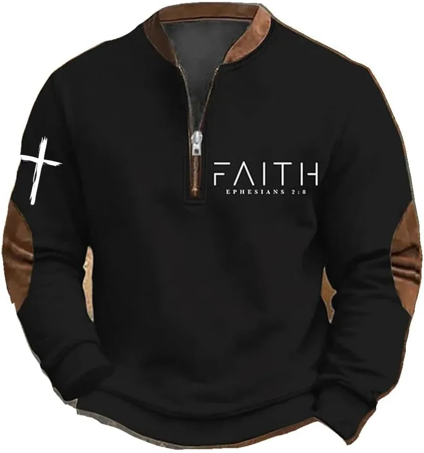 Мужская футболка Casual с принтом Faith
Мужская футболка Casual с принтом Faith