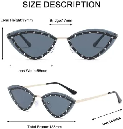 Винтажные женские солнцезащитные очки 2027 года с бриллиантами, без оправы, линзы Ocean, треугольные, со стразами, защита от ультрафиолета UV400 MTZJH, Gold Blue
Винтажные женские солнцезащитные очки 2027 года с бриллиантами, без оправы, линзы Ocean, треугольные, со стразами, защита от ультрафиолета UV400 MTZJH, Gold Blue