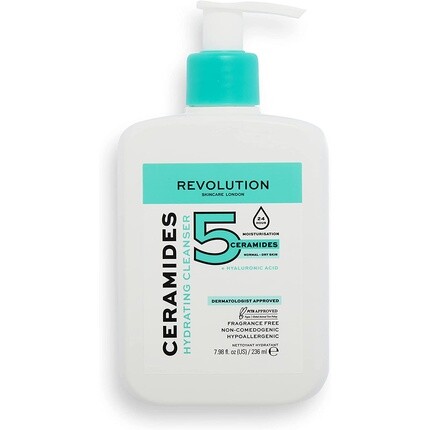 Увлажняющее очищающее средство с керамидами 236 мл, Revolution Skincare London
Увлажняющее очищающее средство с керамидами 236 мл, Revolution Skincare London