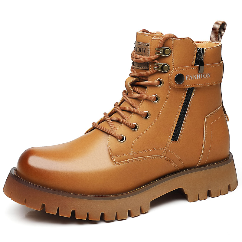 MODENGPAN Короткие полусапоги Мартин высотой до середины икры 3,5 см мужские с желтой флисовой подкладкой, цвет Yellow Fleece-Lined
MODENGPAN Короткие полусапоги Мартин высотой до середины икры 3,5 см мужские с желтой флисовой подкладкой, цвет Yellow Fleece-Lined