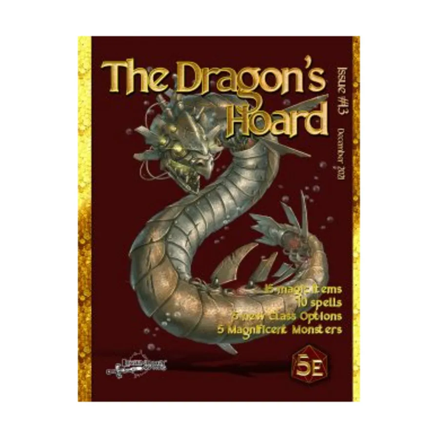 Dragon's Hoard - Issue #13, Dungeons & Dragons (5th Edition) - Dragon's Hoard (Legendary Games), мягкая обложка
Dragon's Hoard - Issue #13, Dungeons & Dragons (5th Edition) - Dragon's Hoard (Legendary Games), мягкая обложка