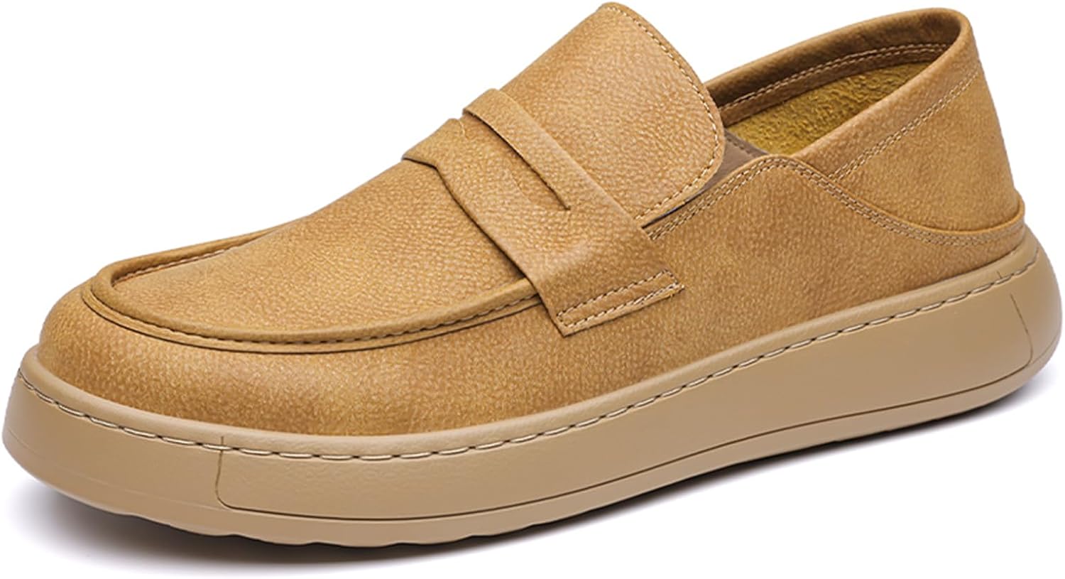 Мужские удобные классические лоферы с пенни из кожи, кроссовки, повседневная обувь без шнурков, деловые туфли для офиса, ежедневной ходьбы, прогулок и вождения Abborora, коричневый
Мужские удобные классические лоферы с пенни из кожи, кроссовки, повседневная обувь без шнурков, деловые туфли для офиса, ежедневной ходьбы, прогулок и вождения Abborora, коричневый