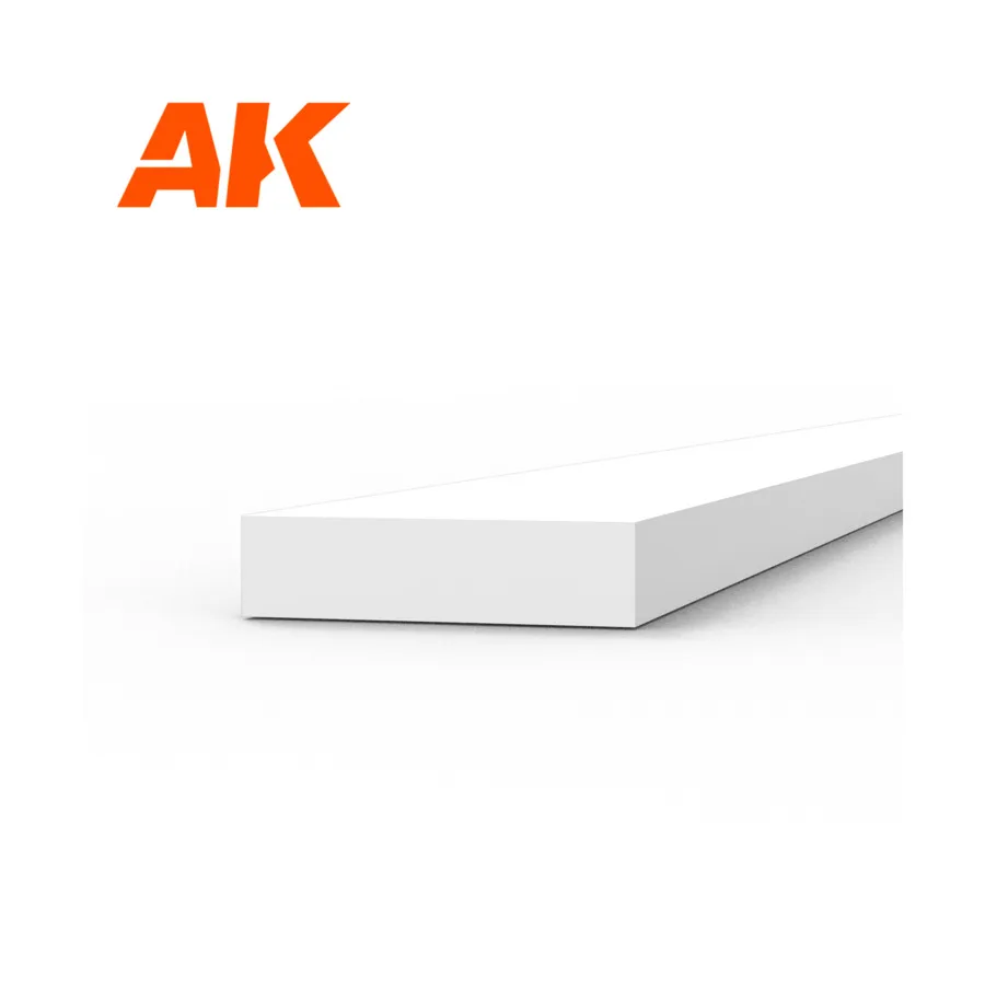 Стироловая полоса - 1 х 4 х 350 мм., High Quality Modeling Styrene
Стироловая полоса - 1 х 4 х 350 мм., High Quality Modeling Styrene