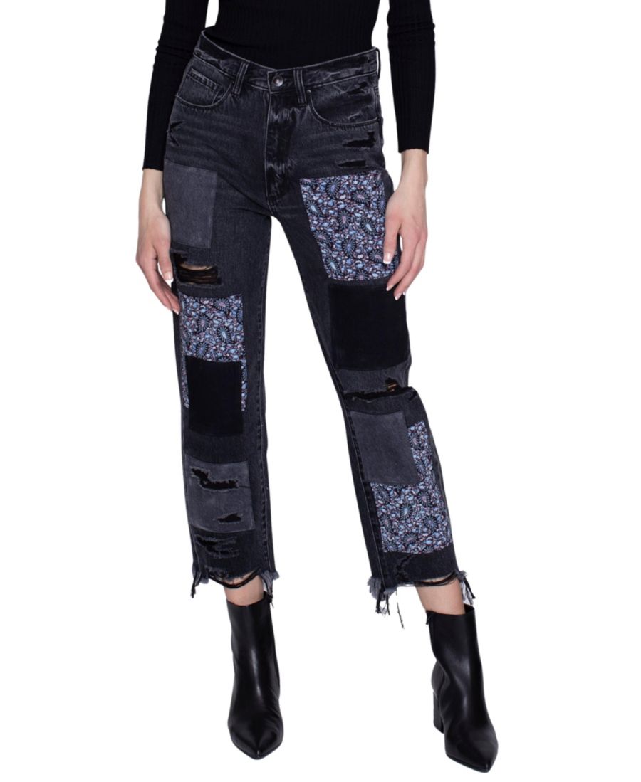 Женские джинсы Black Stone с узором пейсли, завышенной талией и прямым кроем, 100% хлопок Blue Revival, Black stone
Женские джинсы Black Stone с узором пейсли, завышенной талией и прямым кроем, 100% хлопок Blue Revival, Black stone