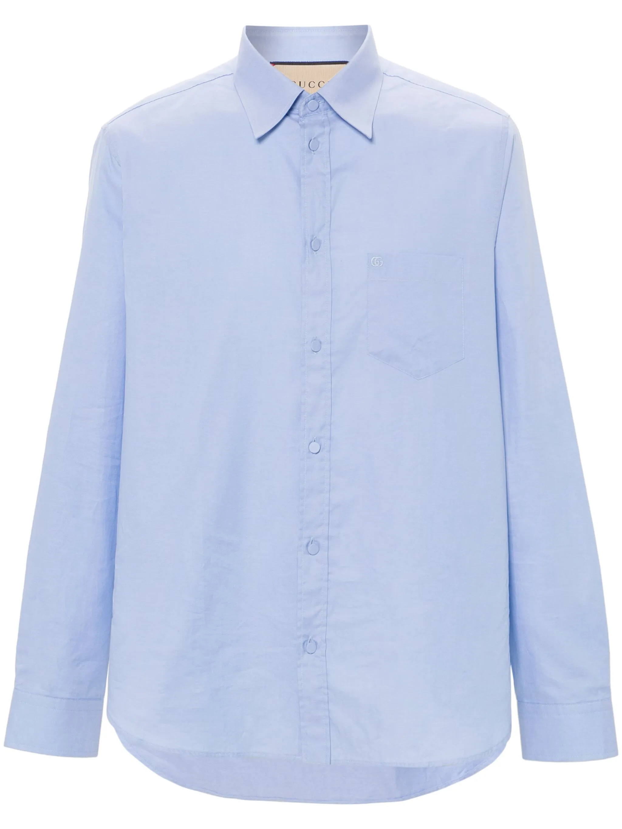 Рубашка с логотипом Double G Gucci, синий
Рубашка с логотипом Double G Gucci, синий