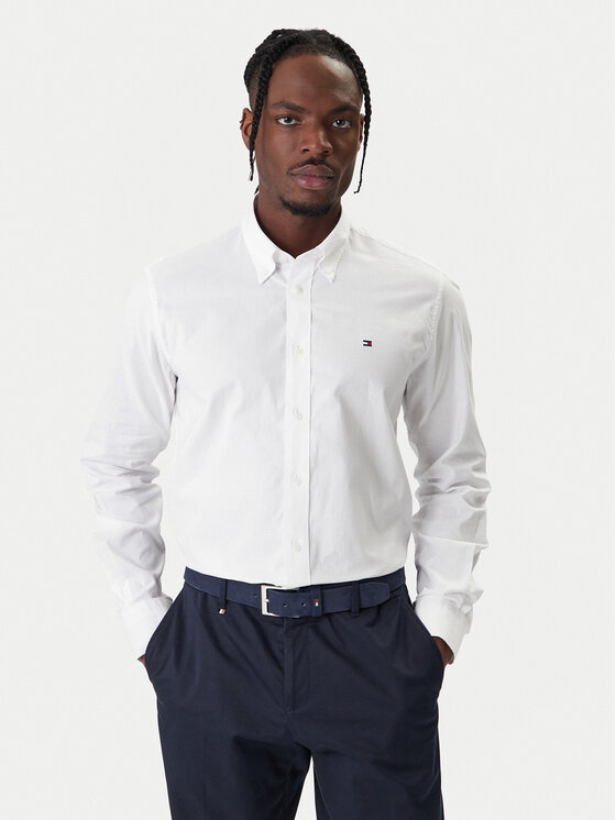 Рубашка regular fit MW0MW40529 Tommy Hilfiger, белый
Рубашка regular fit MW0MW40529 Tommy Hilfiger, белый