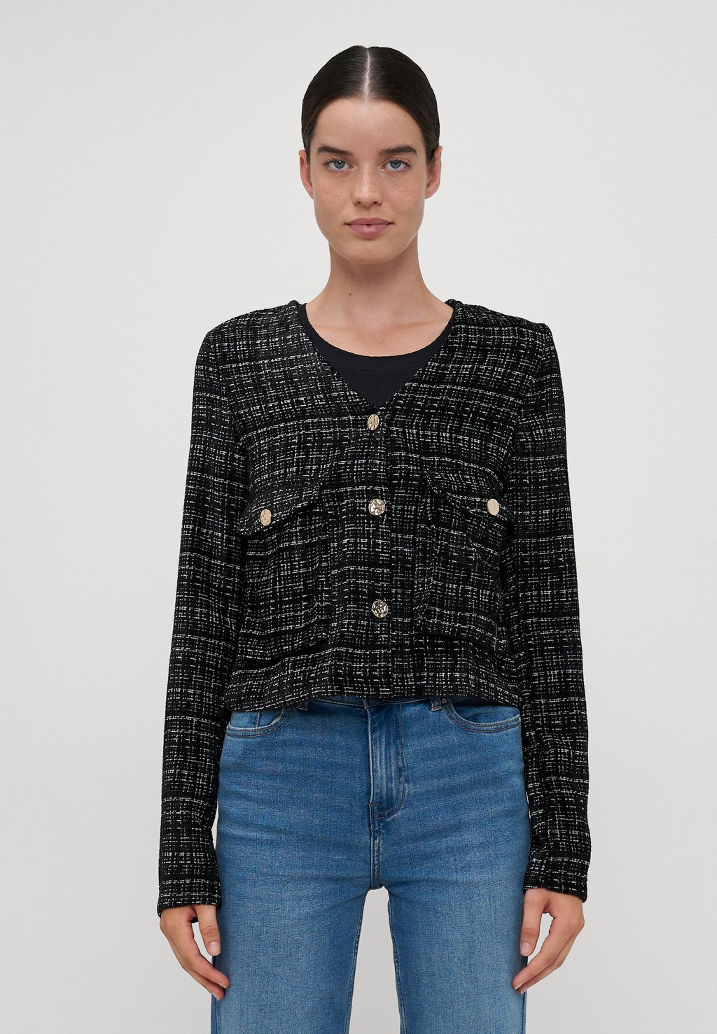 Блейзер VMCLEVER Vero Moda Tall, черный 
Блейзер VMCLEVER Vero Moda Tall, черный