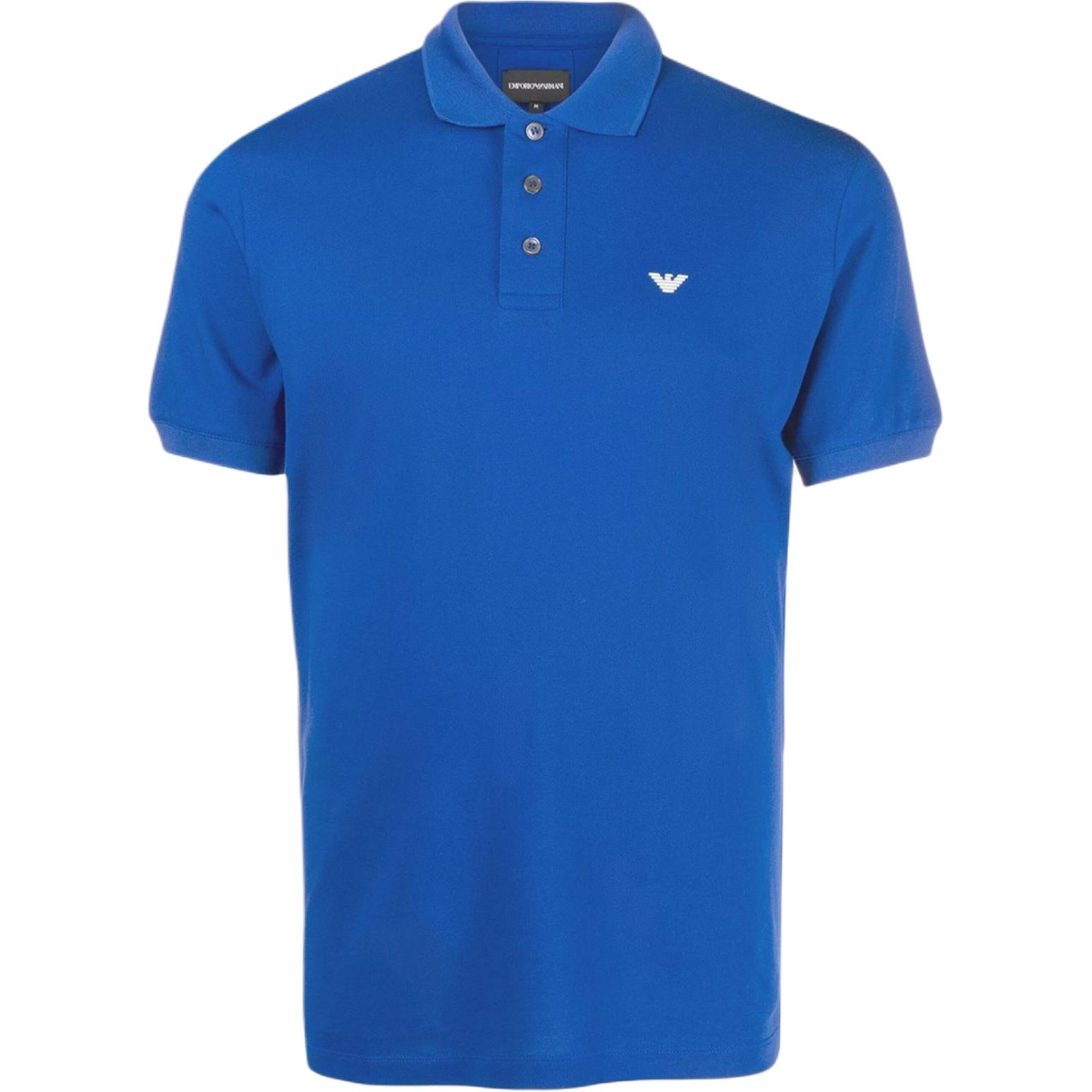 EMPORIO ARMANI Поло синий мужское SS22
EMPORIO ARMANI Поло синий мужское SS22