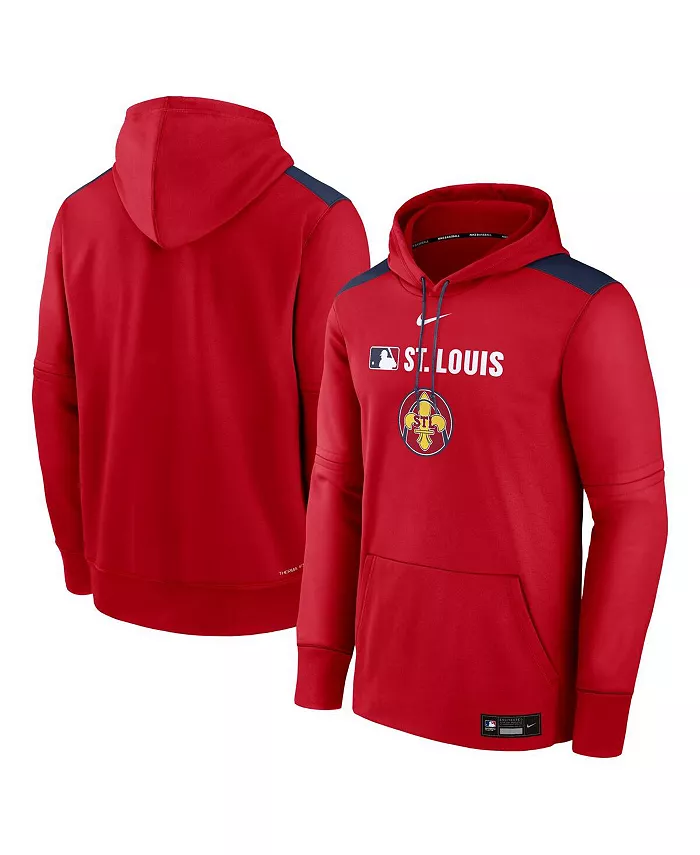 Мужская красная толстовка с капюшоном Therma Pullover из коллекции Authentic Collection City Connect St. Louis Cardinals Nike
Мужская красная толстовка с капюшоном Therma Pullover из коллекции Authentic Collection City Connect St. Louis Cardinals Nike