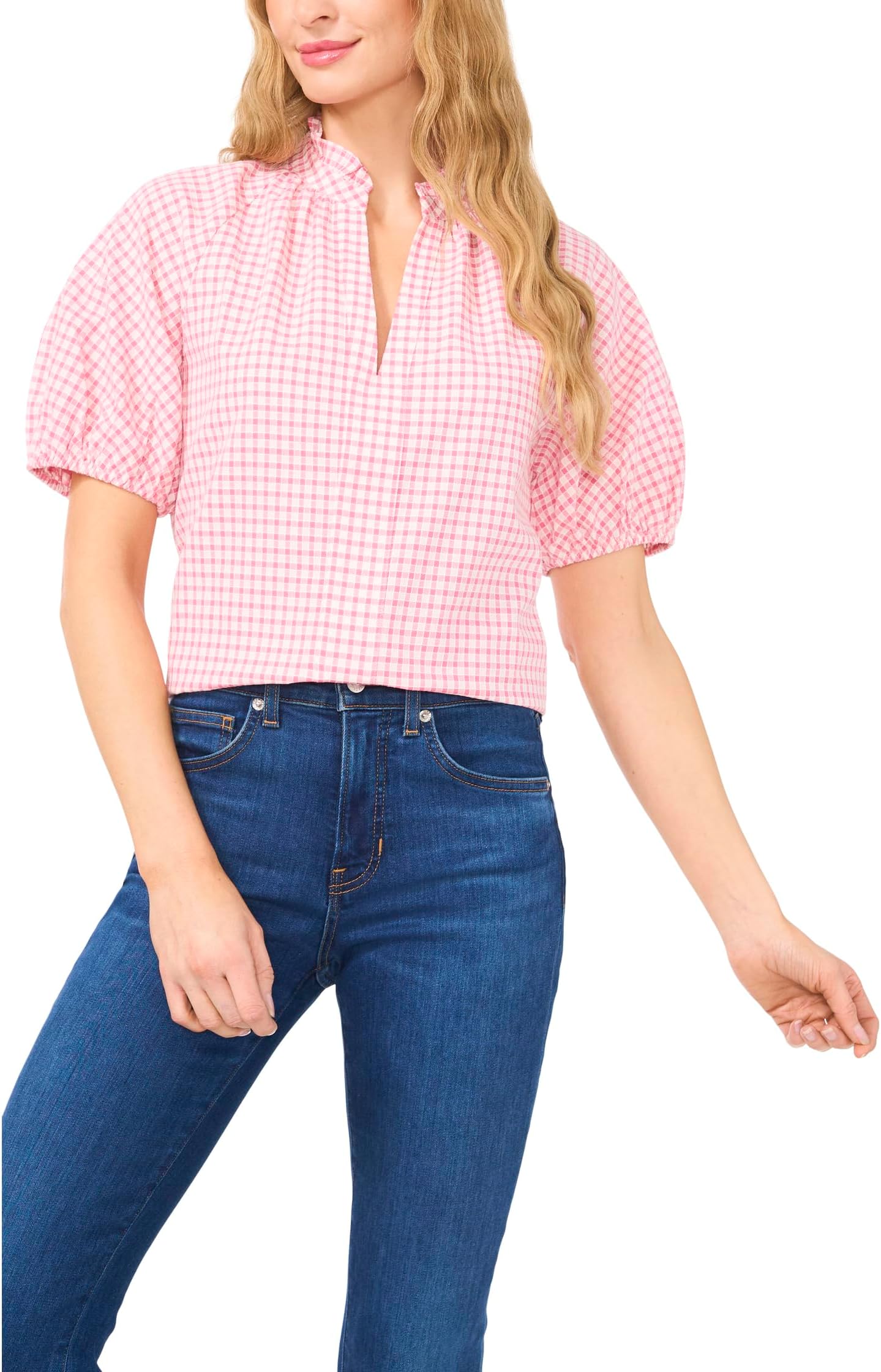 Блуза CeCe Raglan Sleeves Ruffled Split Neck Blouse, цвет Confetti
Блуза CeCe Raglan Sleeves Ruffled Split Neck Blouse, цвет Confetti