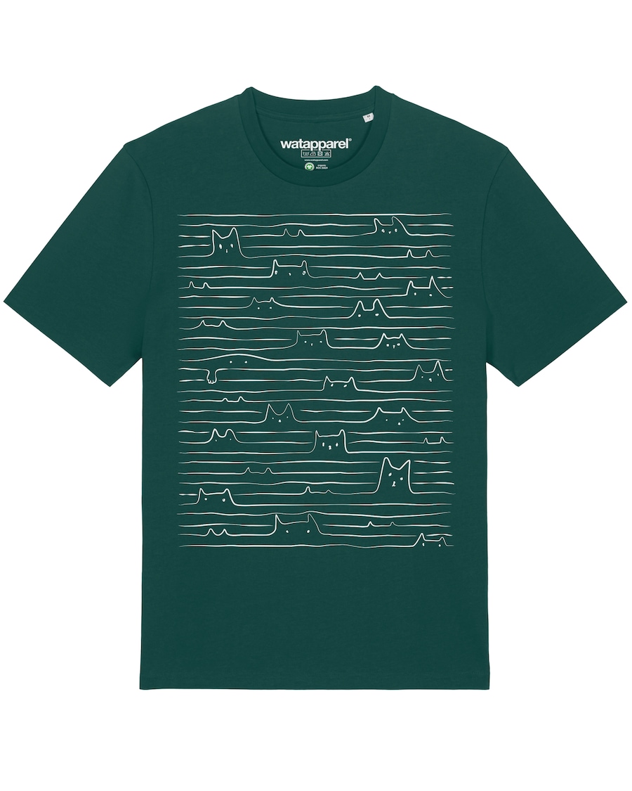 Рубашка Watapparel Doodle Cats, темно-зеленый
Рубашка Watapparel Doodle Cats, темно-зеленый