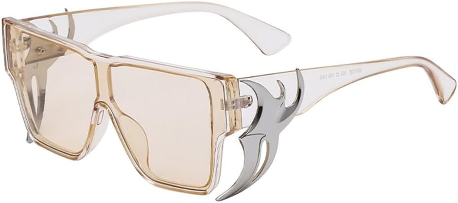 Крупные квадратные солнцезащитные очки для женщин, модные солнцезащитные очки в большой оправе для мужчин, трендовые солнцезащитные очки в стиле панк MTZJH, C2champagnebrown
Крупные квадратные солнцезащитные очки для женщин, модные солнцезащитные очки в большой оправе для мужчин, трендовые солнцезащитные очки в стиле панк MTZJH, C2champagnebrown