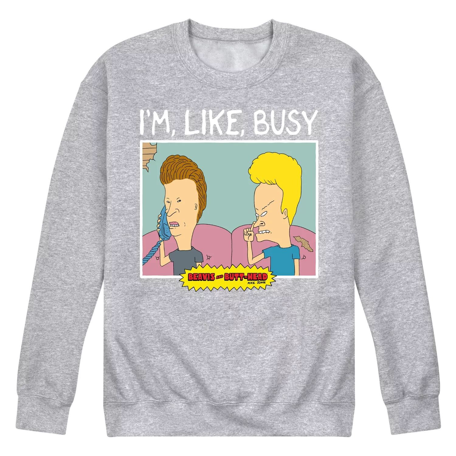 Мужская толстовка Beavis And Butthead I’m Like Busy Licensed Character
Мужская толстовка Beavis And Butthead I’m Like Busy Licensed Character