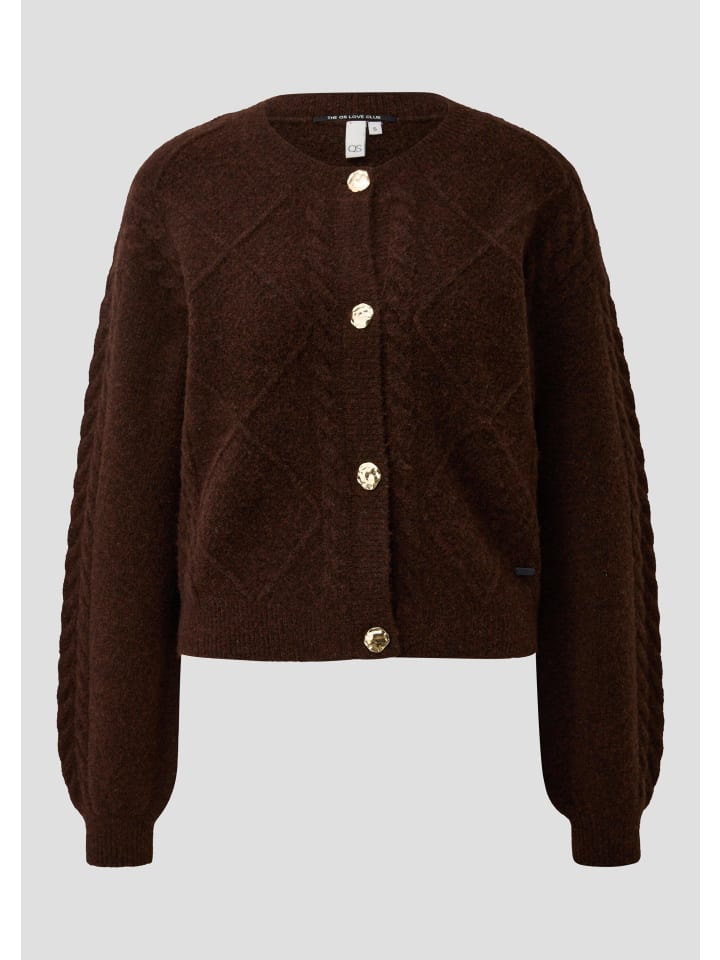 Кардиган 89W0_темно-коричневый QS
Кардиган 89W0_темно-коричневый QS