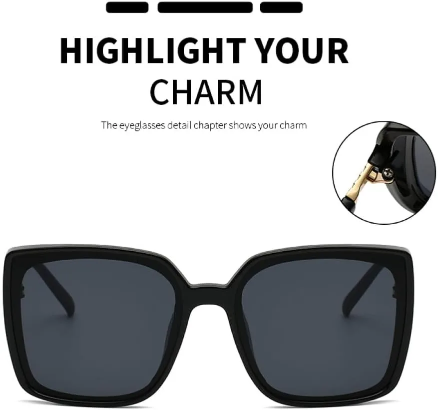 Модные солнцезащитные очки большого размера для женщин, винтажные солнцезащитные очки в крупной оправе для мужчин, очки с градиентными линзами MTZJH, Grey
Модные солнцезащитные очки большого размера для женщин, винтажные солнцезащитные очки в крупной оправе для мужчин, очки с градиентными линзами MTZJH, Grey
