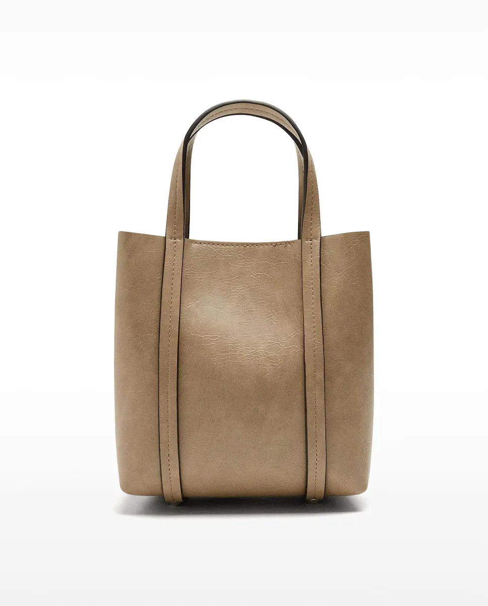 Маленькая сумка-тоут, трансформируемая в сумку на плечо, с магнитной застежкой, однотонная Parfois, коричневый
Маленькая сумка-тоут, трансформируемая в сумку на плечо, с магнитной застежкой, однотонная Parfois, коричневый