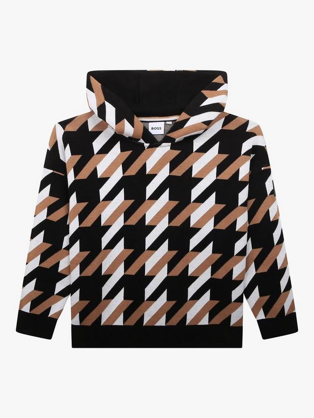 Детский худи с капюшоном и жаккардовым монограммным принтом BOSS, Chocolate Brown
Детский худи с капюшоном и жаккардовым монограммным принтом BOSS, Chocolate Brown