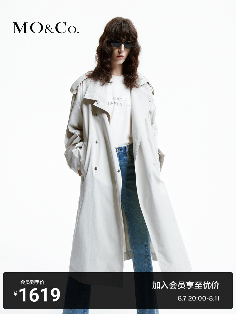 Классический двубортный плащ Moco с лацканами и пуговицами, синий
Классический двубортный плащ Moco с лацканами и пуговицами, синий