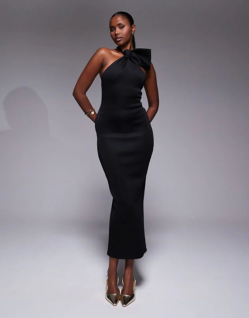 Платье макси с бантом на вырезе ASOS DESIGN черного цвета
Платье макси с бантом на вырезе ASOS DESIGN черного цвета