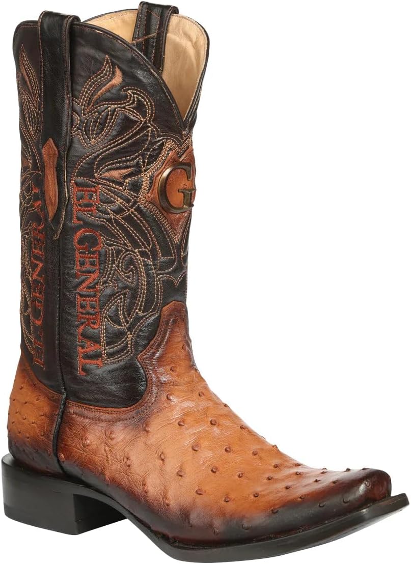 Мужские ковбойские сапоги El General из экзотической кожи страуса, коньяк Generic
Мужские ковбойские сапоги El General из экзотической кожи страуса, коньяк Generic