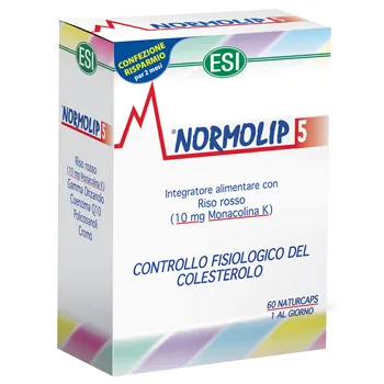 Esi Normolip 5 60 капсул Холестериновая добавка
Esi Normolip 5 60 капсул Холестериновая добавка