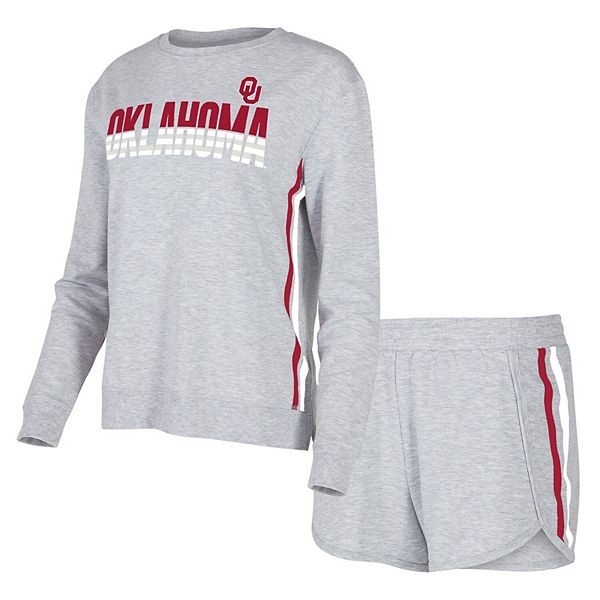Женский комплект для сна: футболка с длинным рукавом и шорты concepts sport gray oklahoma sooners cedar tri-blend Unbranded
Женский комплект для сна: футболка с длинным рукавом и шорты concepts sport gray oklahoma sooners cedar tri-blend Unbranded