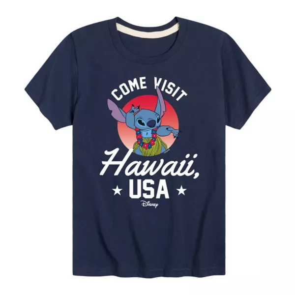 Футболка с рисунком Лило и Стич для мальчиков 8-20 лет, Гавайи, США Disney, синий
Футболка с рисунком Лило и Стич для мальчиков 8-20 лет, Гавайи, США Disney, синий