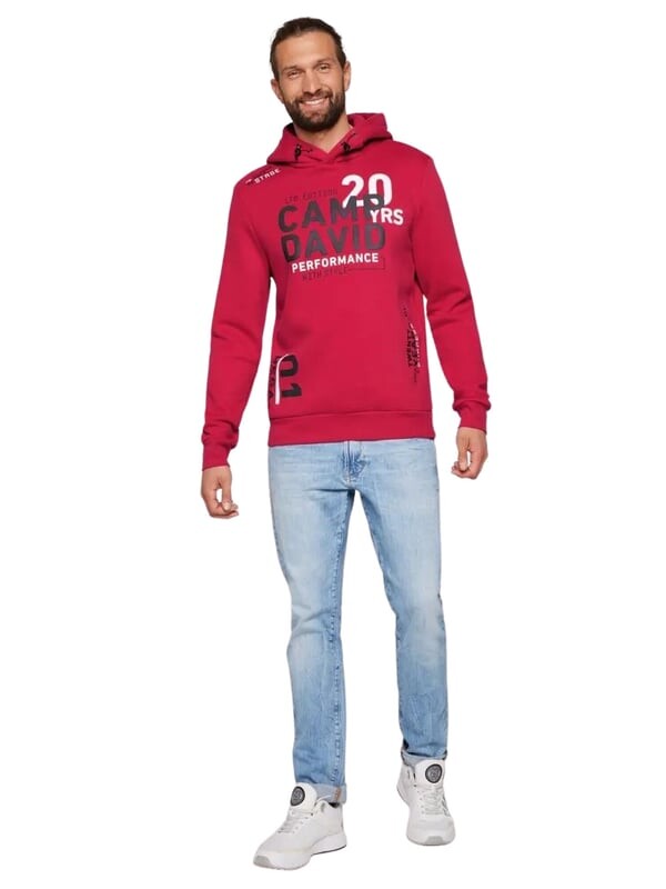 Толстовка с капюшоном Camp David, красный
Толстовка с капюшоном Camp David, красный