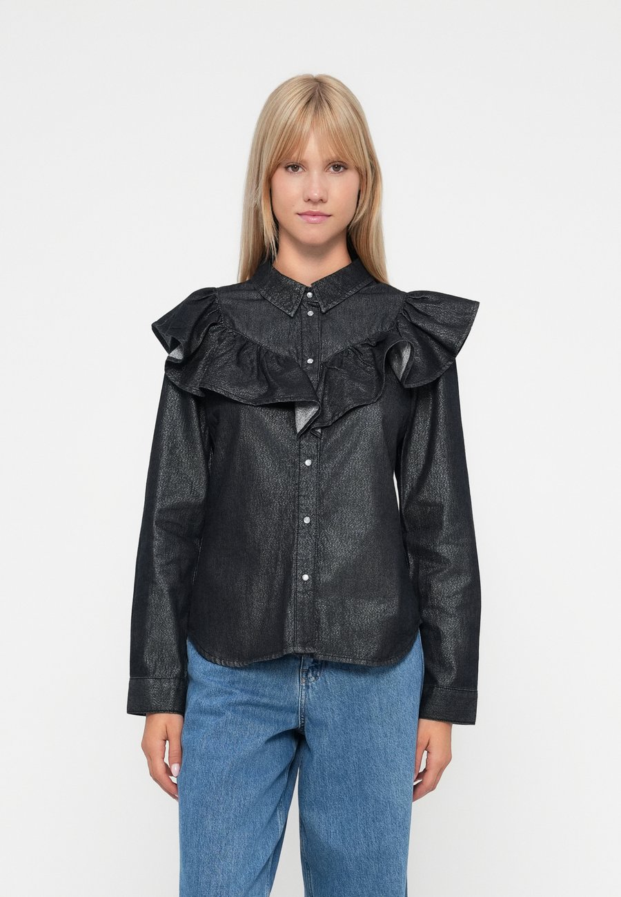 Блуза ONLY ONLINDIGO FRILL GLITTER, Black Denim
Блуза ONLY ONLINDIGO FRILL GLITTER, Black Denim