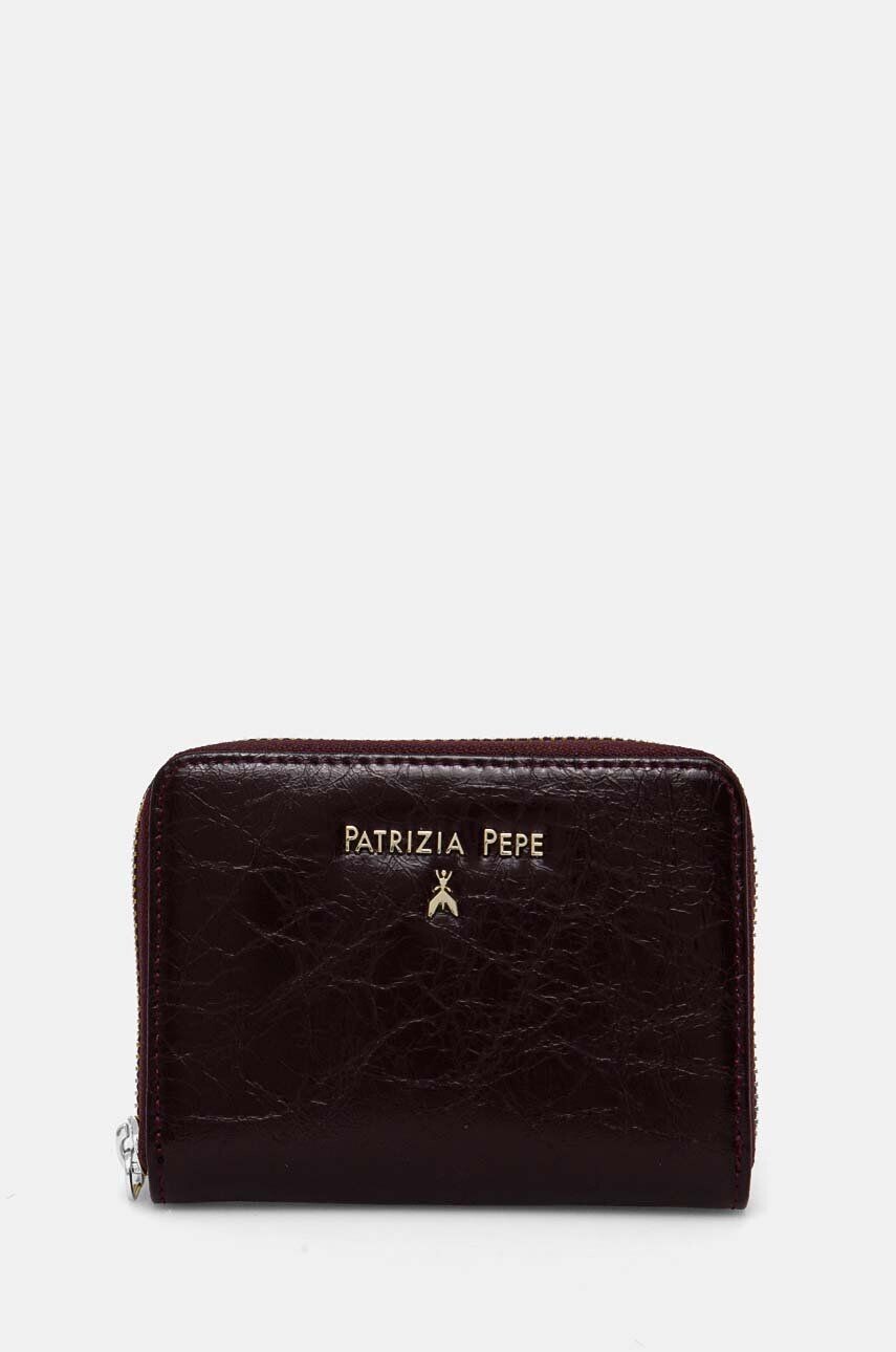 Кожаный кошелек Patrizia Pepe, гранатовый
Кожаный кошелек Patrizia Pepe, гранатовый