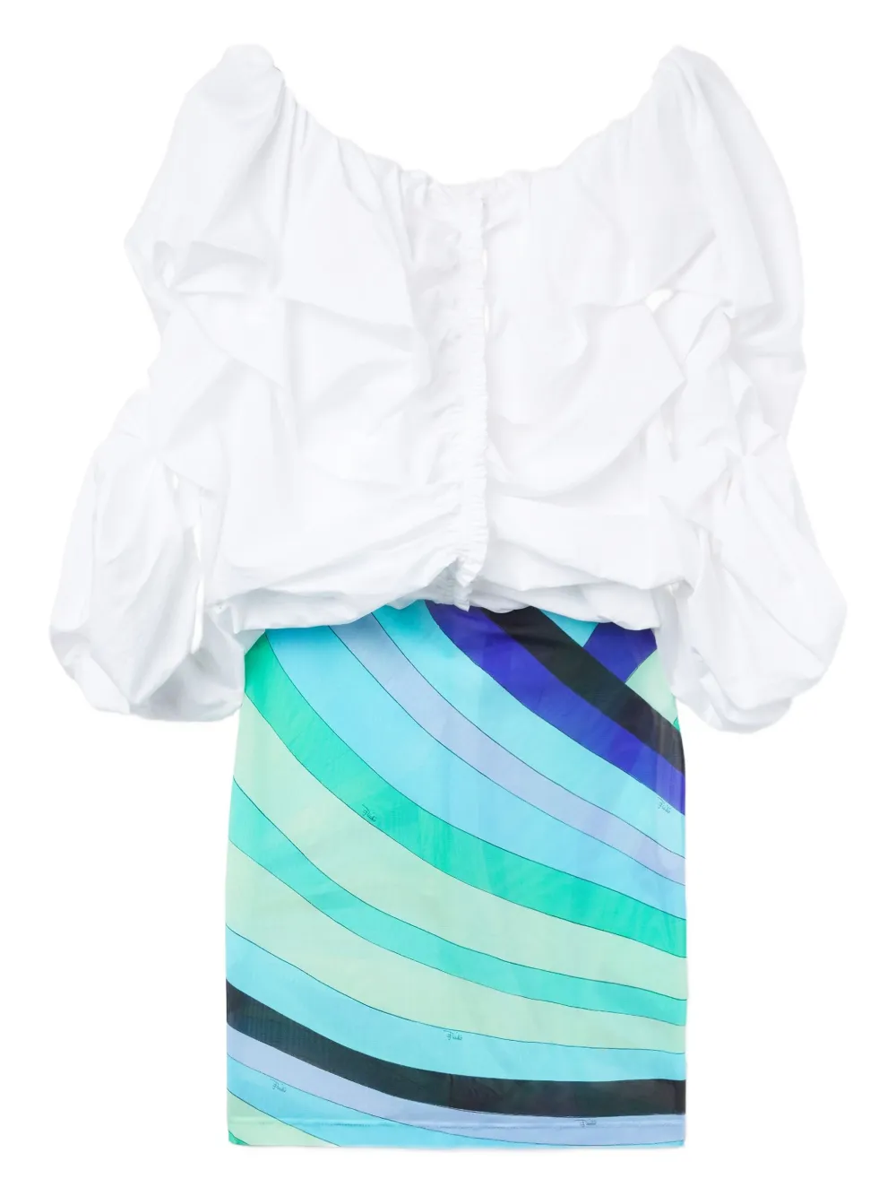 Платье с принтом и рукавами-буфами PUCCI, белый
Платье с принтом и рукавами-буфами PUCCI, белый