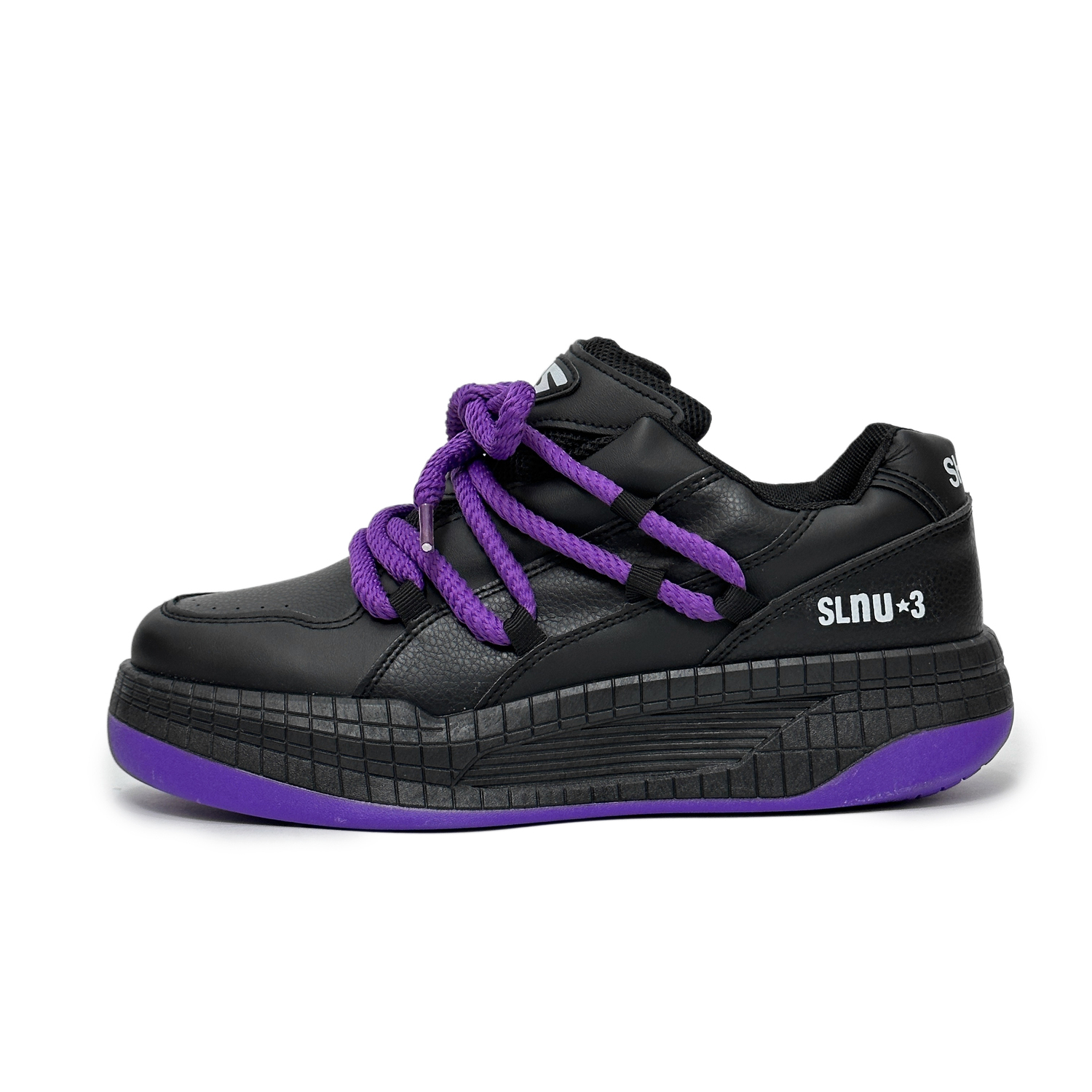 Скользостойкие амортизирующие износостойкие увеличивающие рост низкие скейтборд кроссовки мужские черно-фиолетовые SLNU 3
Скользостойкие амортизирующие износостойкие увеличивающие рост низкие скейтборд кроссовки мужские черно-фиолетовые SLNU 3