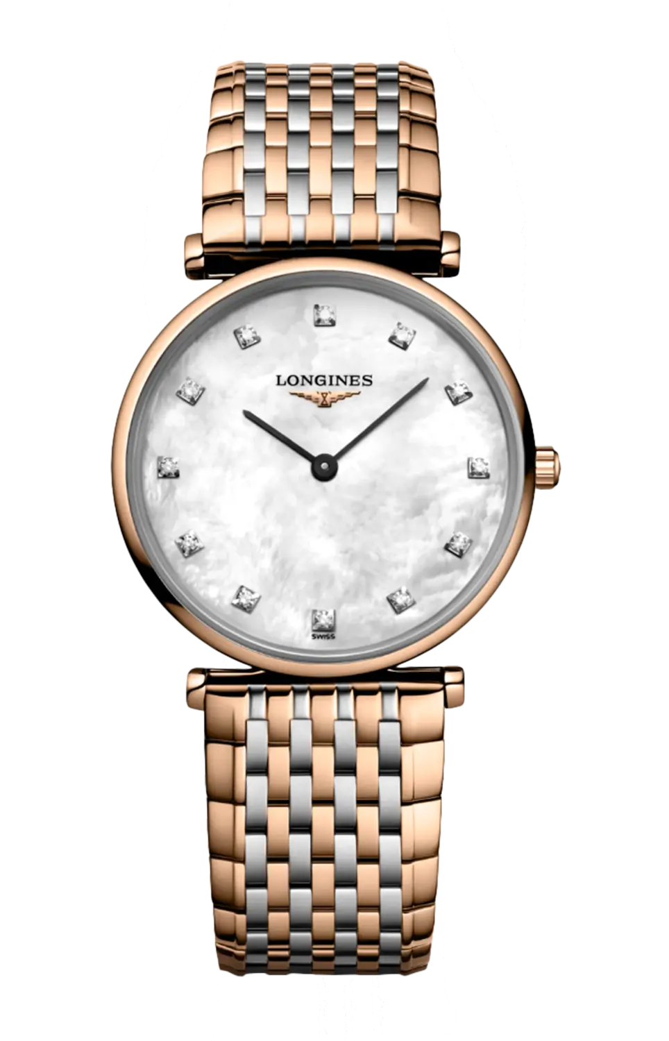 Часы Longines La grande classique с бриллиантами и перламутром 29 мм
Часы Longines La grande classique с бриллиантами и перламутром 29 мм