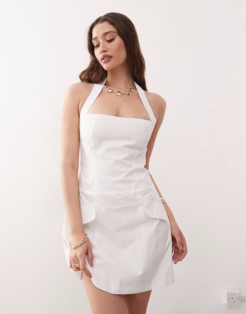 Amy Lynn квадратное мини-платье-халтер с вырезом халтер белого цвета
Amy Lynn квадратное мини-платье-халтер с вырезом халтер белого цвета