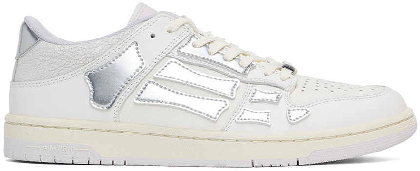 Кроссовки Skel Top с белым и серебристым металликом AMIRI
Кроссовки Skel Top с белым и серебристым металликом AMIRI