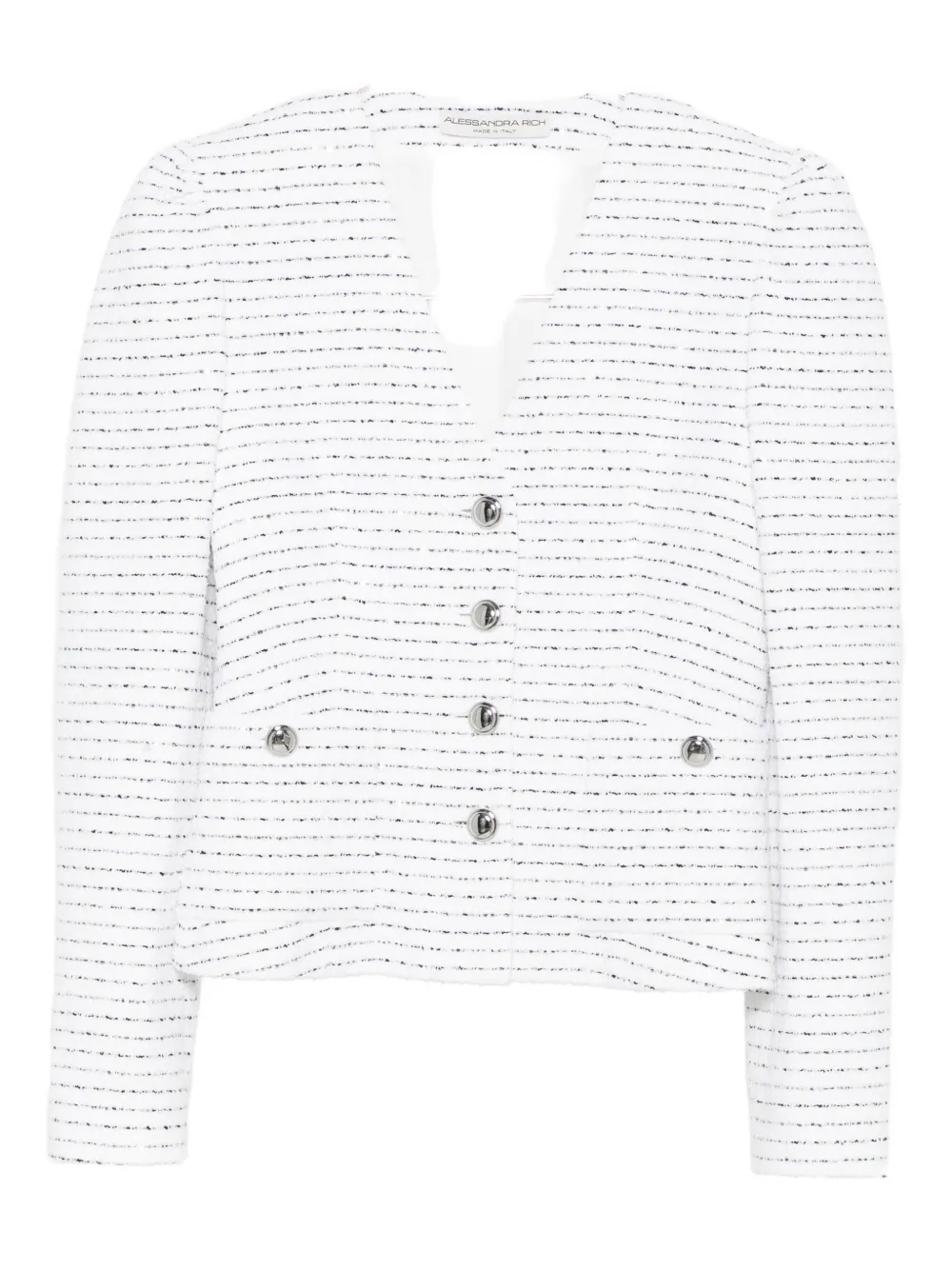 Куртка в полоску Alessandra Rich, белый
Куртка в полоску Alessandra Rich, белый