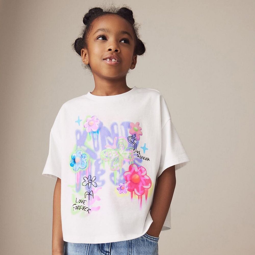 Футболка NEXT с принтом граффити для девочек 4–12 лет, цвет Graffiti
Футболка NEXT с принтом граффити для девочек 4–12 лет, цвет Graffiti