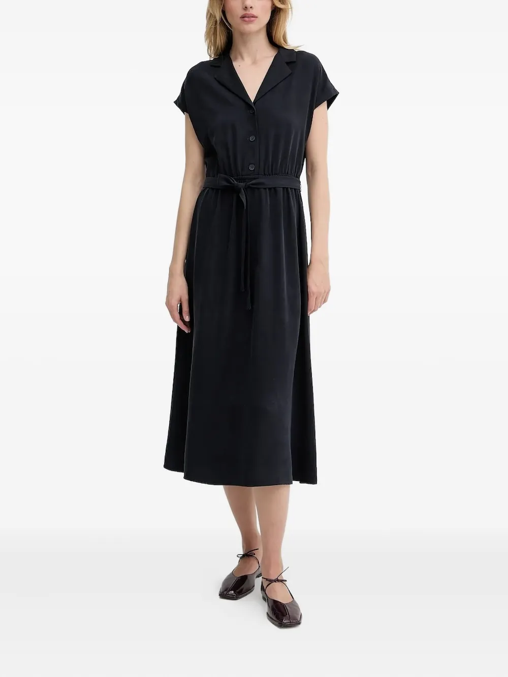 Платье миди с поясом и застежкой на пуговицы Marc O'Polo, синий
Платье миди с поясом и застежкой на пуговицы Marc O'Polo, синий