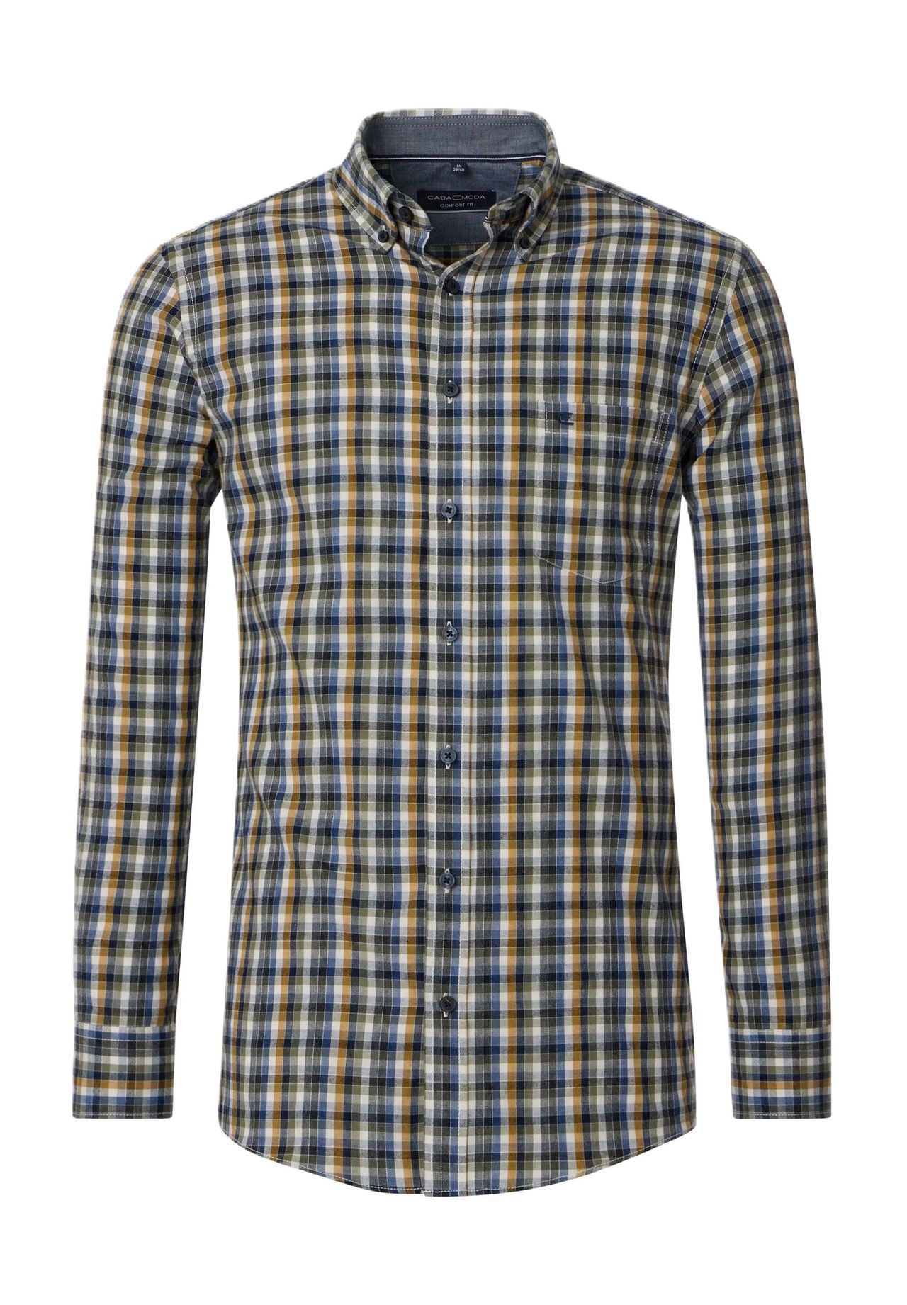 Повседневная рубашка, удобная посадка, длинный рукав, воротник на пуговицах, мужская CASAMODA, цвет 100 Blau
Повседневная рубашка, удобная посадка, длинный рукав, воротник на пуговицах, мужская CASAMODA, цвет 100 Blau