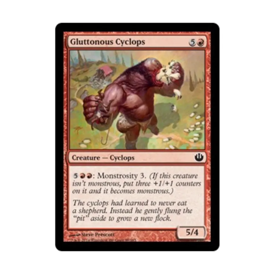 CCG Прожорливый Циклоп (С), MTG - Journey into Nyx
CCG Прожорливый Циклоп (С), MTG - Journey into Nyx