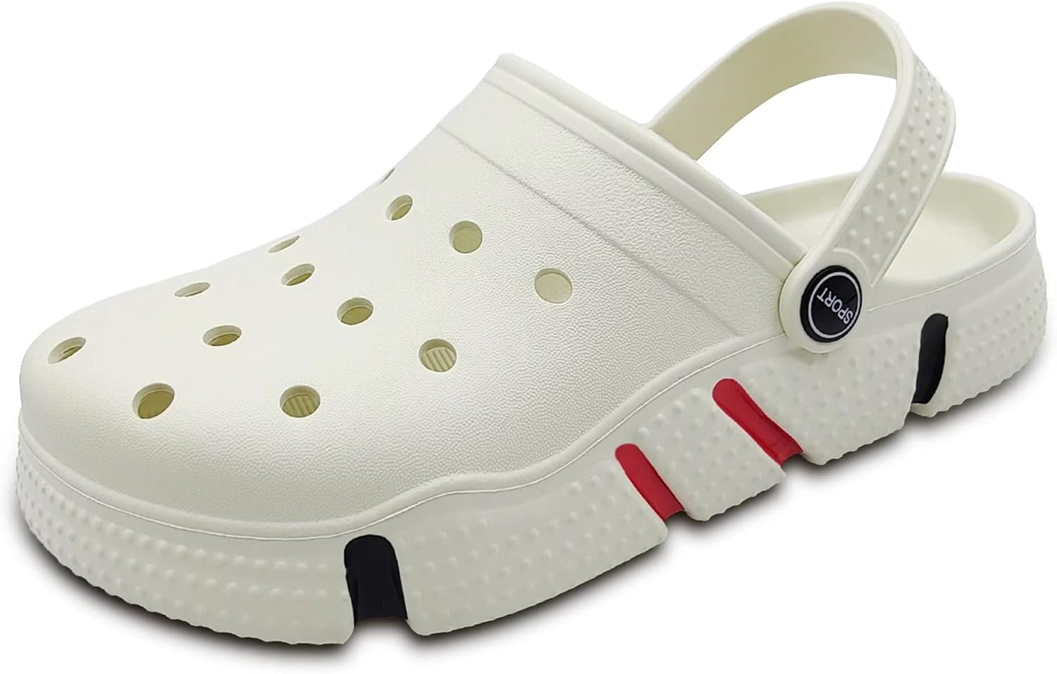 Унисекс садовые сабо Solaud для мужчин и женщин, быстро сохнущие, дышащие, комфортные летние пляжные шлепанцы-сандалии, белый
Унисекс садовые сабо Solaud для мужчин и женщин, быстро сохнущие, дышащие, комфортные летние пляжные шлепанцы-сандалии, белый